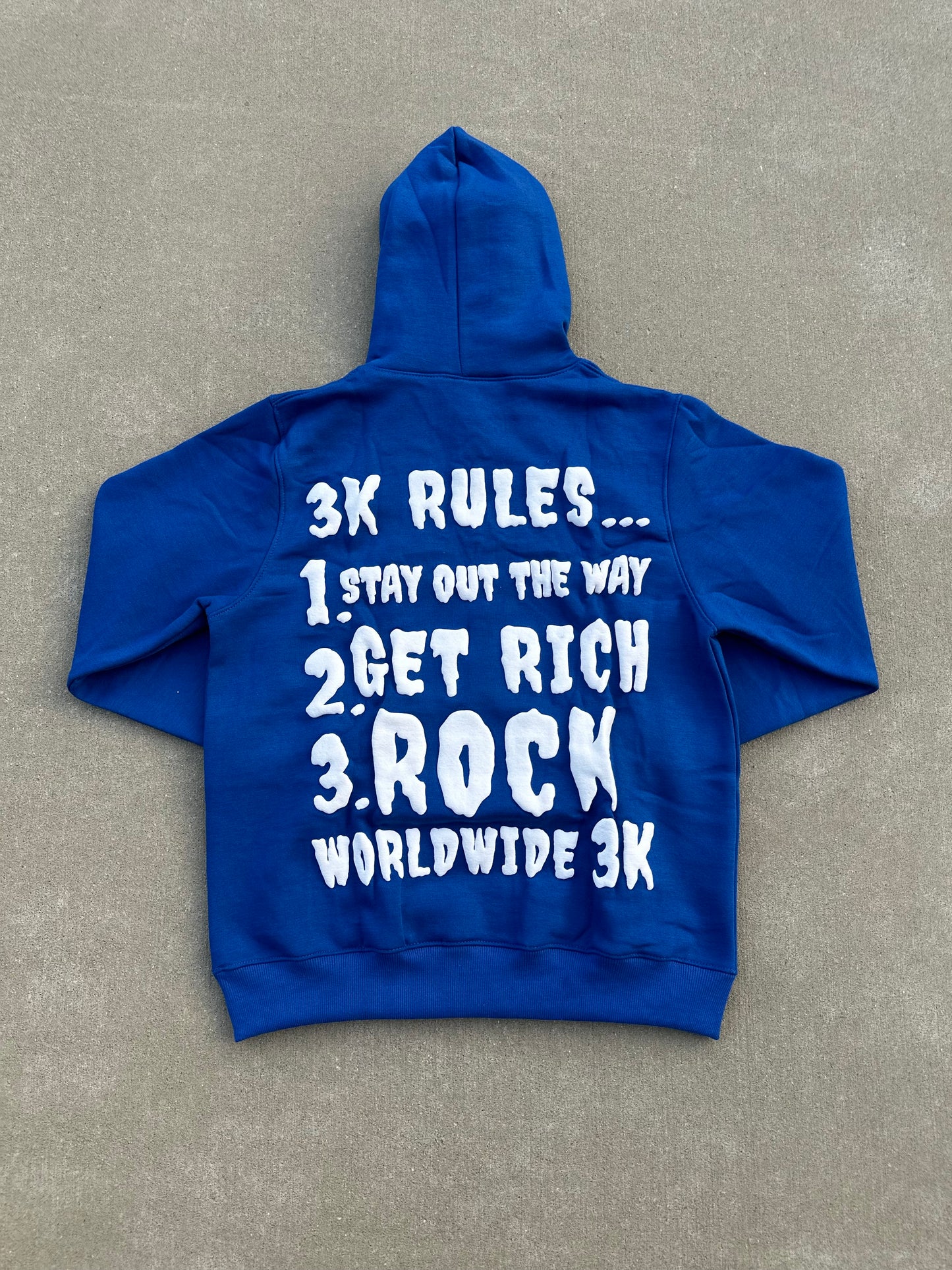 3K Rules Puff Print Hoodie